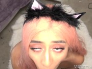 Violet's Anime Catgirl Cosplay Virtual Sex 14/16