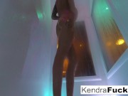 Steamy shower leads to a hotter solo as the camera gets an up close look!