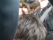 Sexy Hippie Goes Crazy on my Cock while driving 15/16