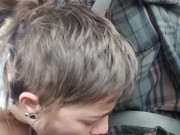 Sexy Hippie Goes Crazy on my Cock while driving 7/16