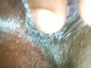 WET Ebony Babe pussy making sounds