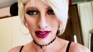 CD Sissy playing with Buttplug and swallowing - Teaser