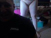 Chubby pregnant wife squat and pissing on my face :D   Miss Sassy n Jimbob 16/16