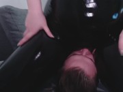 Wife Facesitting in Latex - Verbal Humiliation 5/16