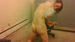 Transwoman Spanking Her Self Playfully