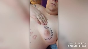 sissy begging her Dominant to be her nasty sissy piggy. Ruined Orgasm eaten