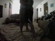 Teen has sex in living room while parents are out 1/16