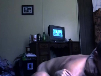 Boyfriend trashes parents room and fucks sexy green eyed Girlfriend
