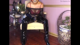 Faggot Bombardement POV JOI - Strap Suck & Swallow fag Mindfuck