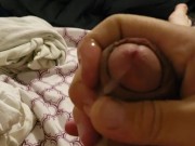 Amateur solo male cum