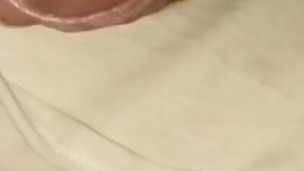 Absolut amazing cock edging cumshot. Big cock closeup view sticky cum