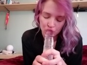 Clear Dildo Orgasm Teaser - Screenshot 10 of 16 - Female Orgasm