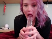 Clear Dildo Orgasm Teaser - Screenshot 8 of 16 - Adult Toys