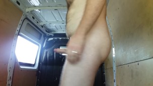 Wank with cum suprise