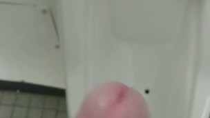 Cockdevotee Jerks off in Public Restroom