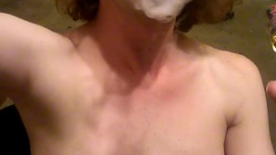 Transwoman Vaping Topless