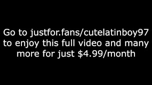 Cumshot Jerk off my uncut throbbing cock till I peecum cum - Camilo Brown