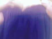 Carlycurvy joi and cum countdown in purple dress 6/16