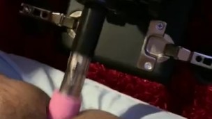 Sounded while dildo fucked