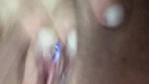 I can’t stop playing with my pussy piercing