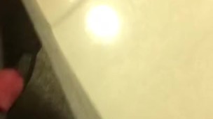 Playing with my dick through my shorts to underwear and cumming