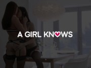 LETSDOEIT - Lesbian Touches Her Girlfriend Until She Cums (CUTE MOANS) ♡