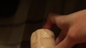 Just using a dildo to fill me up