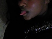 Fun at home alone, lick me please