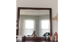 teen JERKS OFF IN MIRROR PART 2