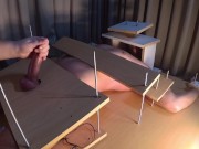 Amateur CFNM Femdom Tease Handjob with Ruined Orgasm 11/16