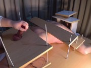 Amateur CFNM Femdom Tease Handjob with Ruined Orgasm 14/16