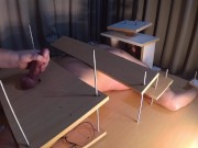 Amateur CFNM Femdom Tease Handjob with Ruined Orgasm 3/16