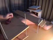 Amateur CFNM Femdom Tease Handjob with Ruined Orgasm 5/16