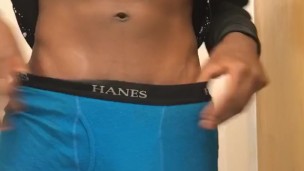 Showing off Big dick