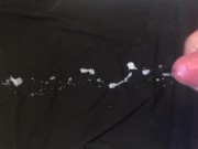 Huge throbbing cum shot
