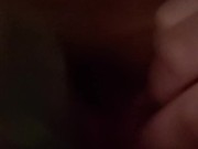 Filipina using a bottle masterbate