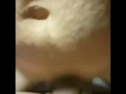 My stepbrother surprised me masturbating For her silent fuck him