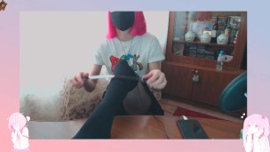 Footfetish and ASMR || cute teen