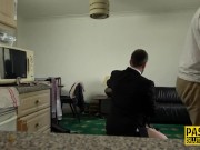 Skinny sub mouth fucked 3/16