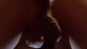Countless orgasms on fucking machine