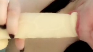 SUCKING YOUR COCK IN THE SHOWER - POV