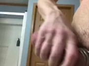 Post Bathmate Stroking Fattest Thickest Biggest 8" Cock