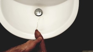 twink big cock pissing hotel pov