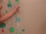 Masturbating in the Shower