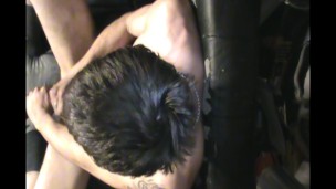 Solo Masturbation ends in huge load