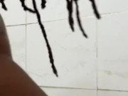 BBC EXPLOSIVE CUMSHOT IN SHOWER!!