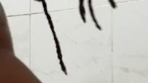 BBC EXPLOSIVE CUMSHOT IN SHOWER!!
