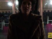 Bound milf in lingerie 1/16