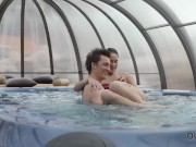 OLD4K. Daddy and teen have 25 years difference and have hot sex 4/16