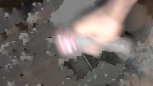 Got boring jacking off on my bed, :-/ so I went outside to cum, ;-)